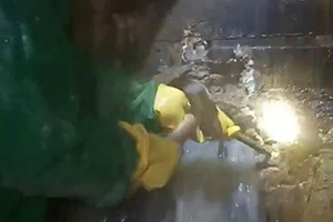 江门消防水池堵漏施工视频